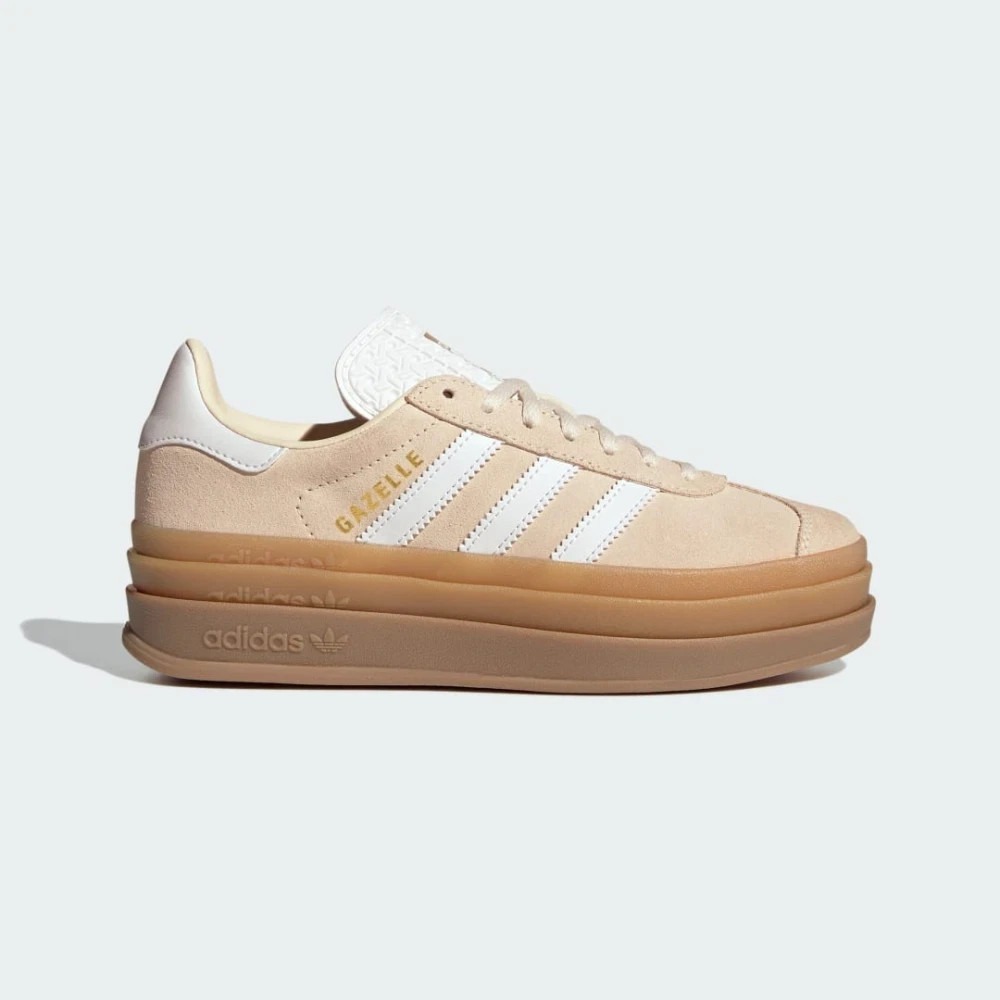 Size 7 Youth/ 8W - [NEW] Kid's adidas Gazelle Bold Shoes Wonder White JP9288